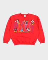 Vintage 90's Disney Mickey Spell Out Sweatshirt - M