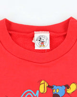 Vintage 90's Disney Mickey Spell Out Sweatshirt - M
