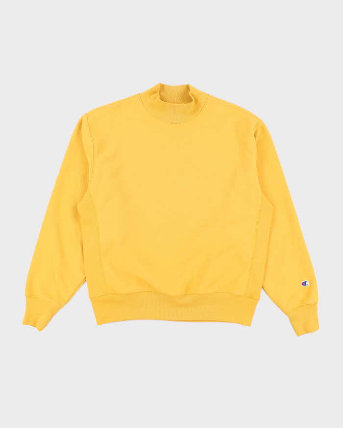 Vintage 2000's Champion Heavyweight Reverse Weave Mock Neck Sweatshirt - L