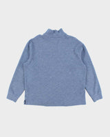 Vintage Ralph Lauren Small Horse Embroidered Quarter Zip Sweatshirt - XL