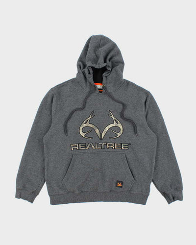 Vintage 2000's Real Tree Camo Logo Hoodie - L