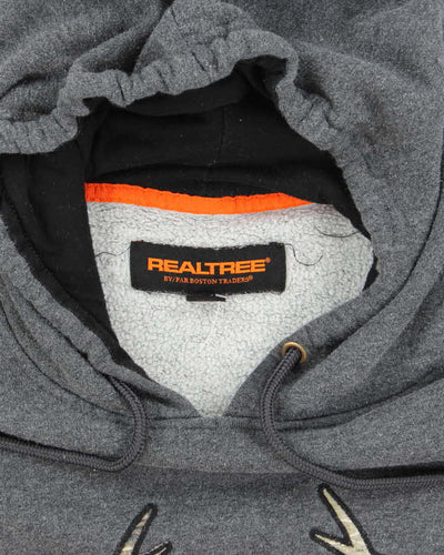 Vintage 2000's Real Tree Camo Logo Hoodie - L