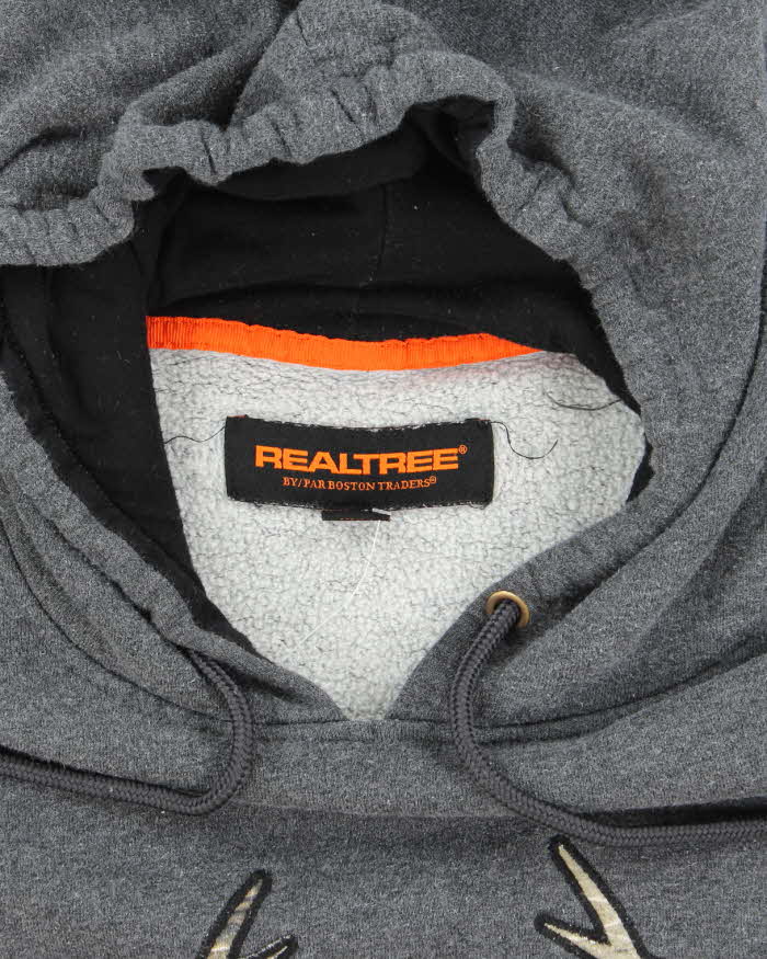 Vintage 2000's Real Tree Camo Logo Hoodie - L