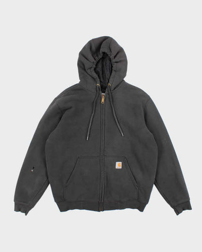 Vintage 2000's Carhartt Oversized Faded Zip Up Hoodie - S