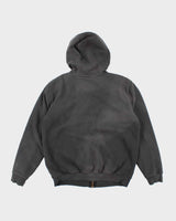 Vintage 2000's Carhartt Oversized Faded Zip Up Hoodie - S