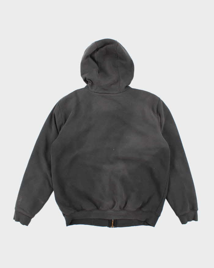 Vintage 2000's Carhartt Oversized Faded Zip Up Hoodie - S