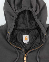 Vintage 2000's Carhartt Oversized Faded Zip Up Hoodie - S