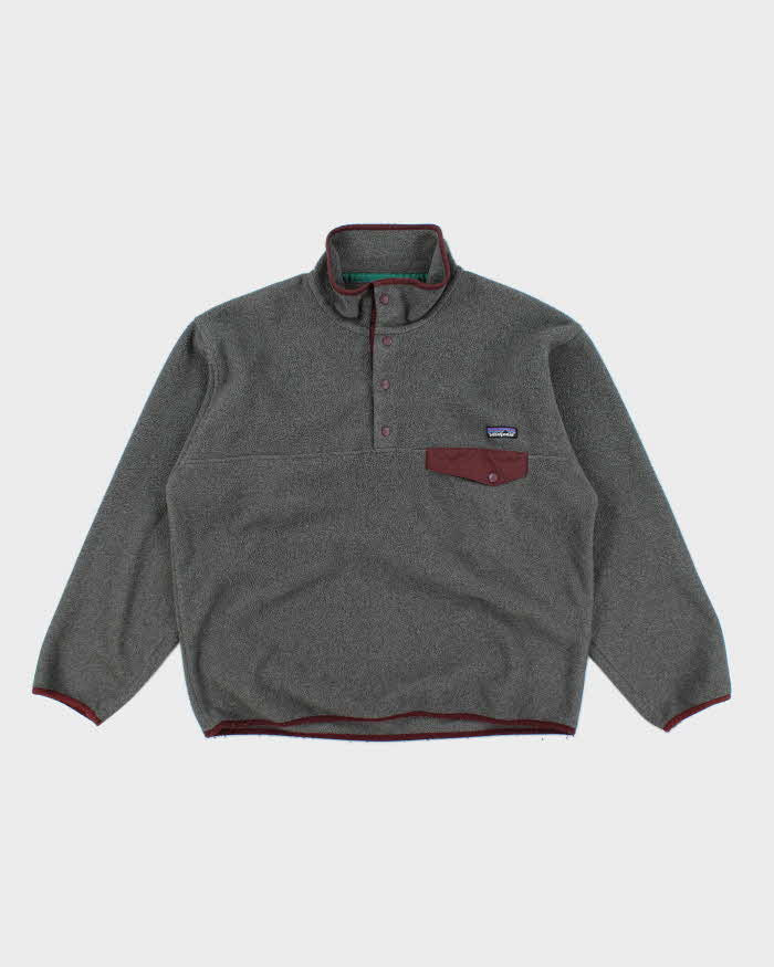 Vintage 2000's Patagonia Synchilla Quarter Button Sweatshirt - M