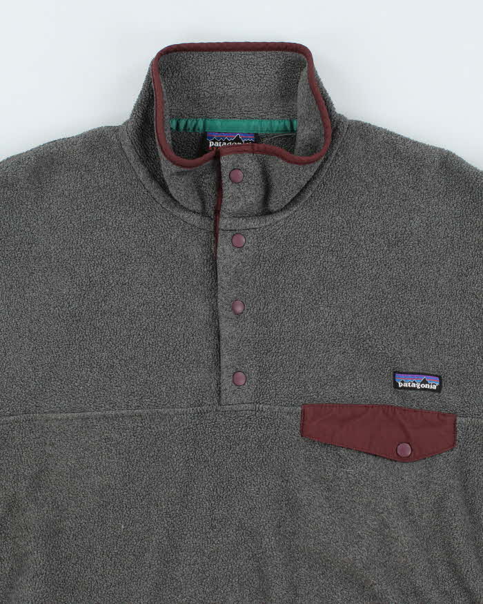 Vintage 2000's Patagonia Synchilla Quarter Button Sweatshirt - M