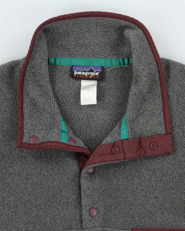 Vintage 2000's Patagonia Synchilla Quarter Button Sweatshirt - M