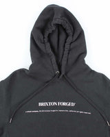 Vintage Brixton Centre Logo Oversized Hoodie - S