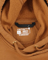 Vintage Carhartt Loose Oversized Sleeve Print Hoodie - S