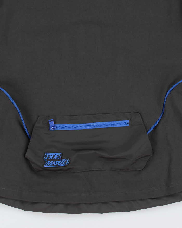 13DE MARZO Heavyweight Panelled Short Sleeve Sweatshirt - L