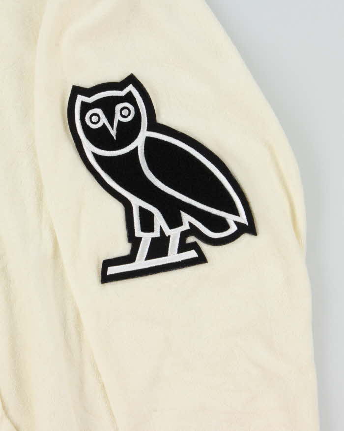 DSWT Octobers Very Own Owl Patch Towelling Hoodie - S