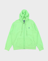 Men's Polo by Ralph Lauren Light Lime Green Pullover Hoodie - XL