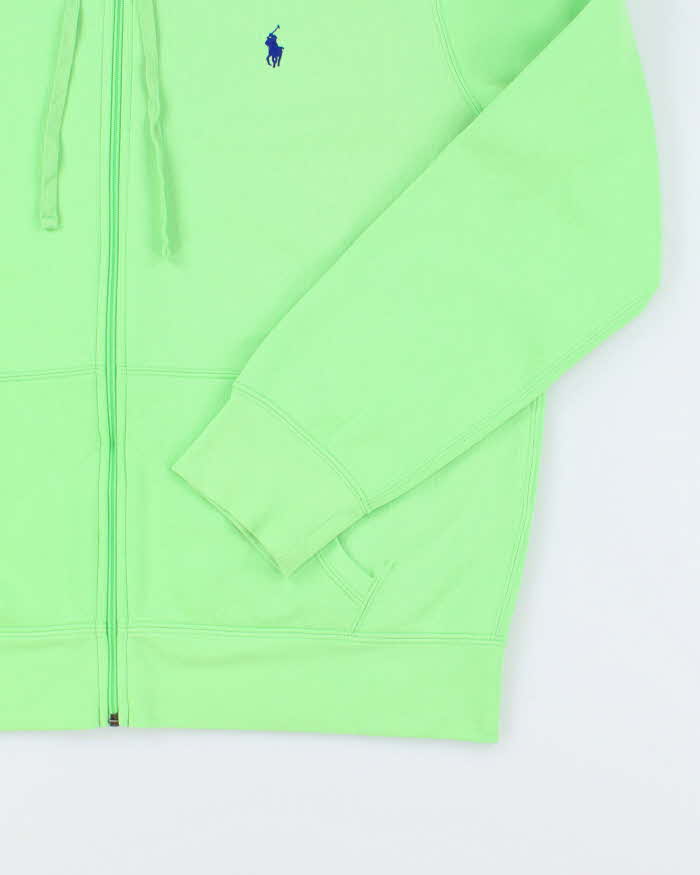 Men's Polo by Ralph Lauren Light Lime Green Pullover Hoodie - XL