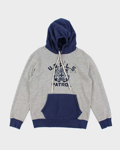 Men's Polo by Ralph Lauren Grey Print Pullover Hoodie - M
