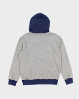 Men's Polo by Ralph Lauren Grey Print Pullover Hoodie - M