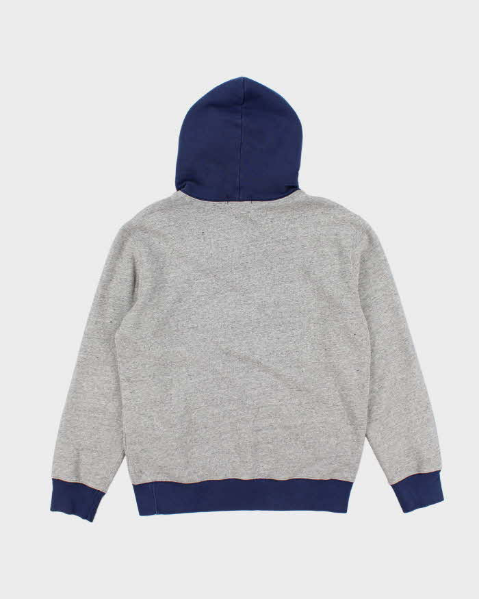 Men's Polo by Ralph Lauren Grey Print Pullover Hoodie - M