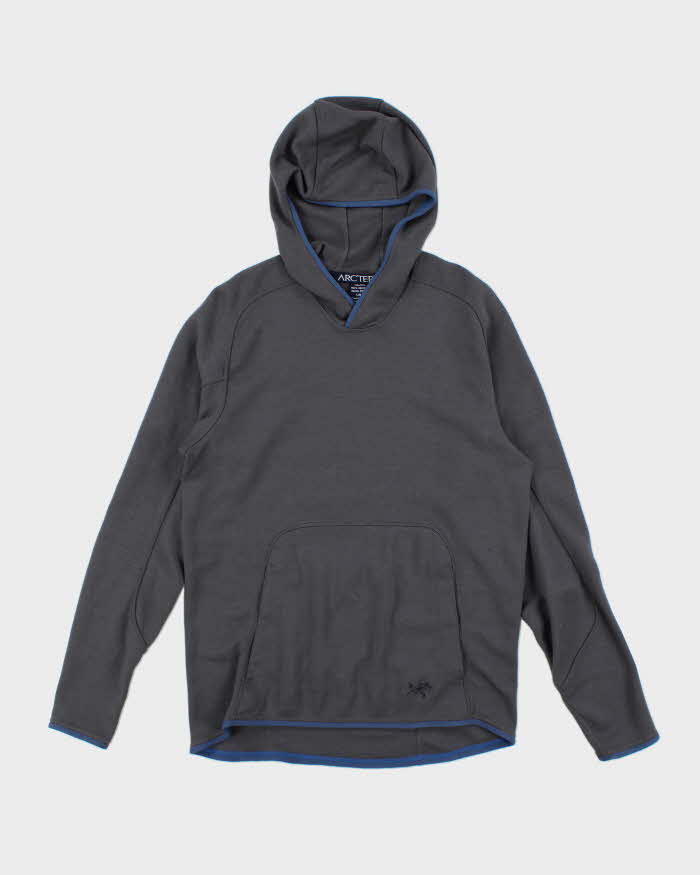 Men's Arc'Teryx Dark Grey Pullover Hoodie - L