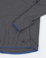 Men's Arc'Teryx Dark Grey Pullover Hoodie - L