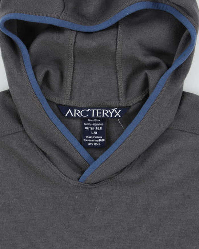 Men's Arc'Teryx Dark Grey Pullover Hoodie - L