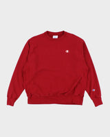 Men's Champion Red Sweatshirt - L