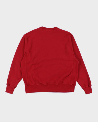 Men's Champion Red Sweatshirt - L
