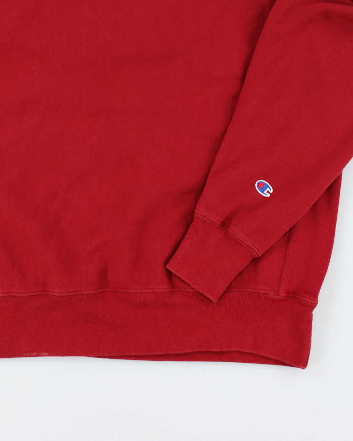 Men's Champion Red Sweatshirt - L