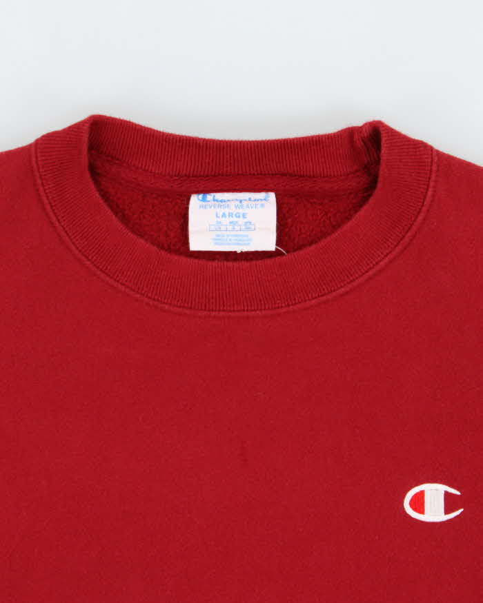 Men's Champion Red Sweatshirt - L