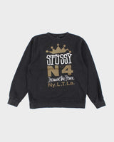 Vintage Y2K Stussy Increase the Peace Graphic Sweatshirt - L