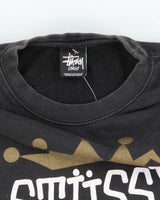 Vintage Y2K Stussy Increase the Peace Graphic Sweatshirt - L