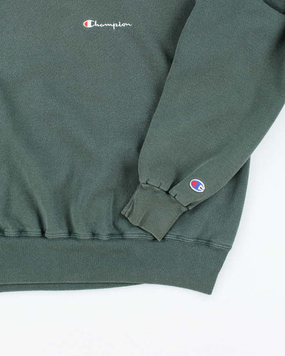 Vintage Y2K Champion Embroidered Logo Faded Sweatshirt - XL