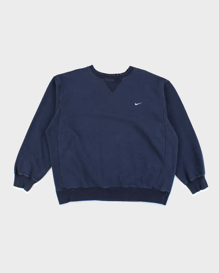 Vintage Y2K Nike Small Swoosh Oversized Sweatshirt - XXL