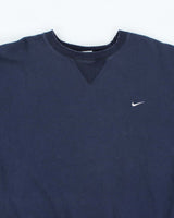 Vintage Y2K Nike Small Swoosh Oversized Sweatshirt - XXL