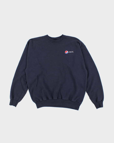 Vintage 90's Pepsi Embroidered Logo Sweatshirt - L