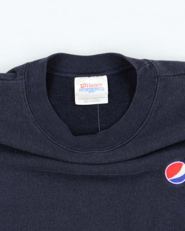 Vintage 90's Pepsi Embroidered Logo Sweatshirt - L