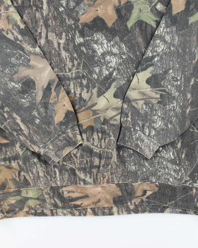 Vintage Y2K Real Camouflage Oversized Sweatshirt - L
