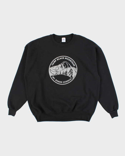 Vintage 90's Camp Black Mountain Ski Graphic Sweatshirt - XXL
