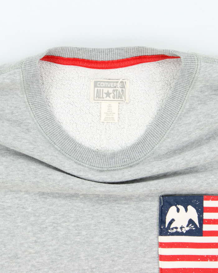 Vintage 2000's Converse Flag Pocket Sweatshirt - L