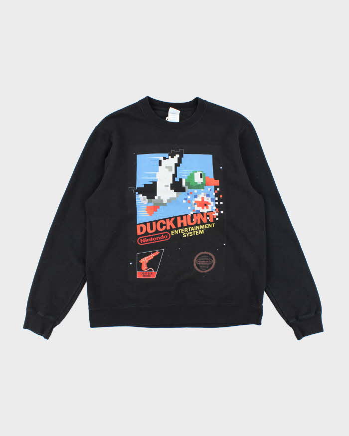 Vintage 2000's Nintendo Duck Hunter Video Game Graphic Sweatshirt - M
