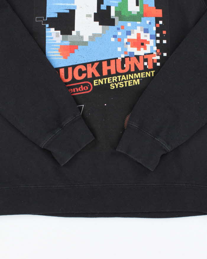 Vintage 2000's Nintendo Duck Hunter Video Game Graphic Sweatshirt - M