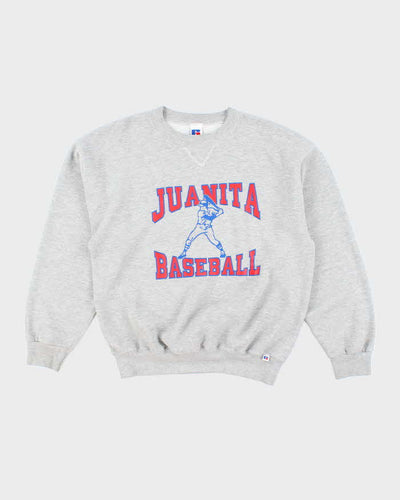Vintage Y2K Russell Athletic Juanita Baseball Graphic Sweatshirt - L