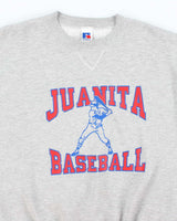 Vintage Y2K Russell Athletic Juanita Baseball Graphic Sweatshirt - L