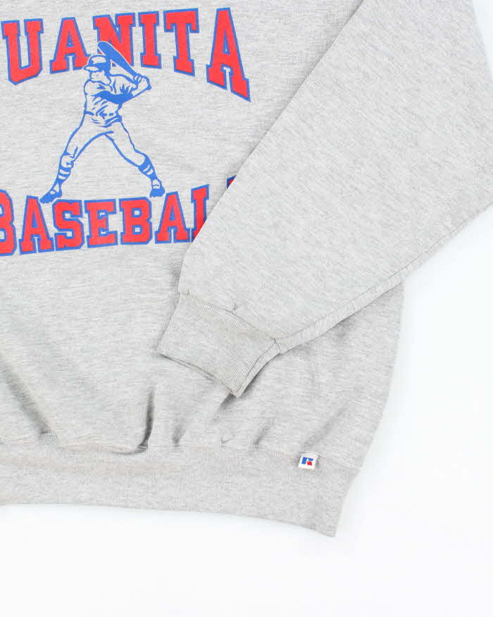 Vintage Y2K Russell Athletic Juanita Baseball Graphic Sweatshirt - L