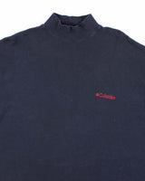 Vintage 90's Columbia Embroidered Logo Moc Neck Sweatshirt - XL