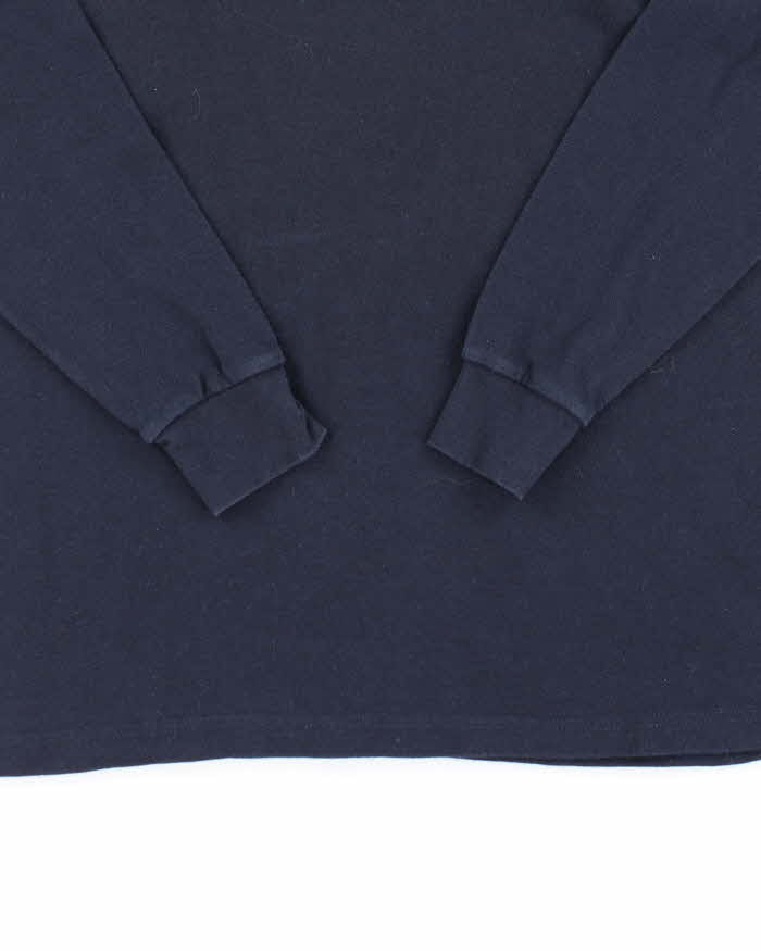 Vintage 90's Columbia Embroidered Logo Moc Neck Sweatshirt - XL