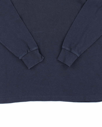 Vintage 90's Columbia Embroidered Logo Moc Neck Sweatshirt - XL
