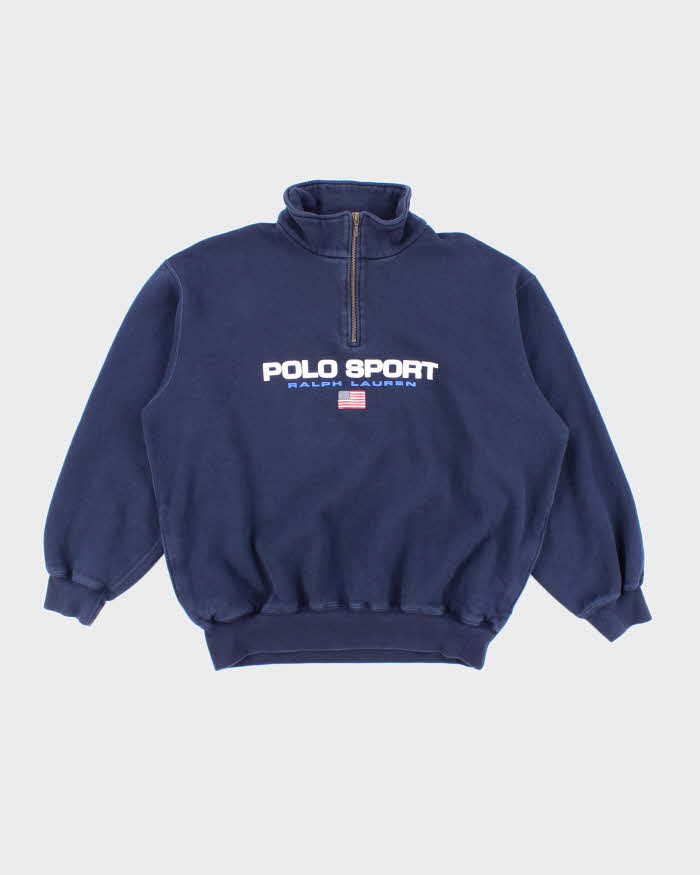 Vintage 2000's Polo Sport Ralph Lauren Quarter Zip Sweatshirt - L