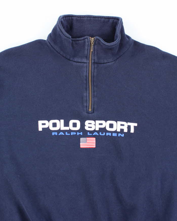 Vintage 2000's Polo Sport Ralph Lauren Quarter Zip Sweatshirt - L